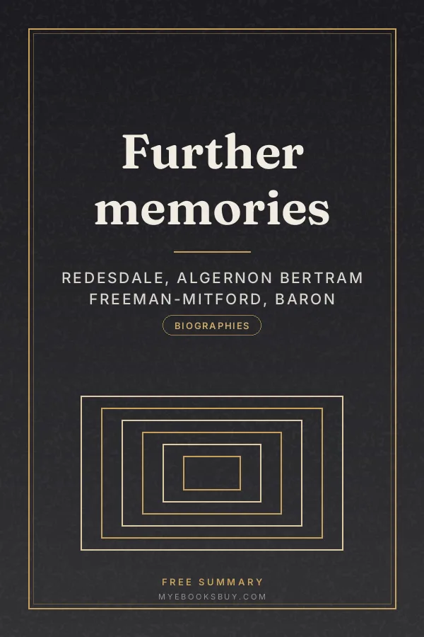Cover of Further memories