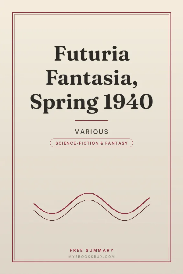 Cover of Futuria Fantasia, Spring 1940