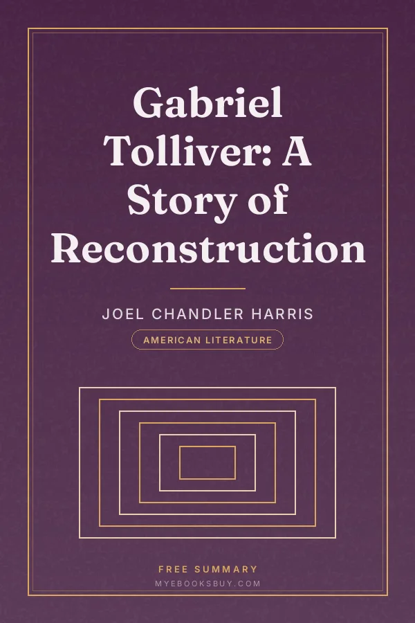 Cover of Gabriel Tolliver: A Story of Reconstruction