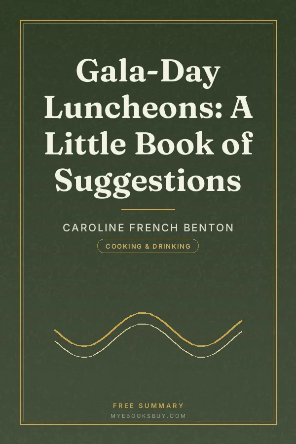 Cover of Gala-Day Luncheons: A Little Book of Suggestions