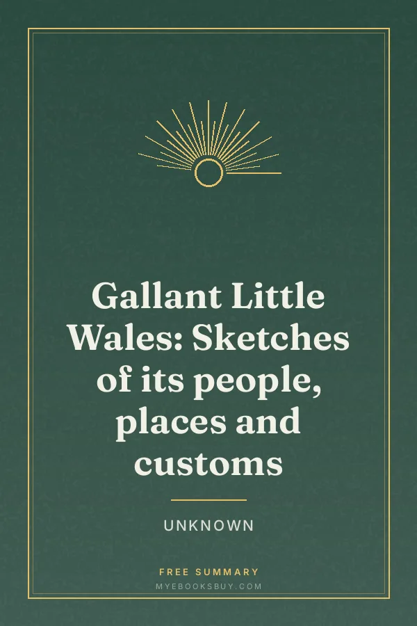 Cover of Gallant Little Wales: Sketches of its people, places and customs