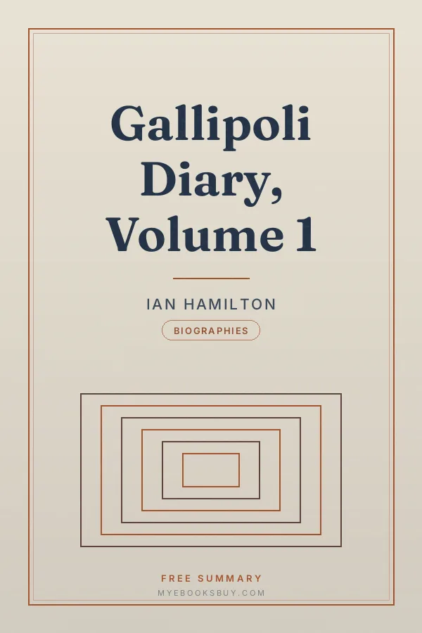 Cover of Gallipoli Diary, Volume 1