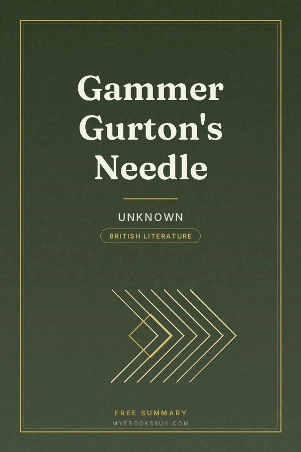 Cover of Gammer Gurton's Needle