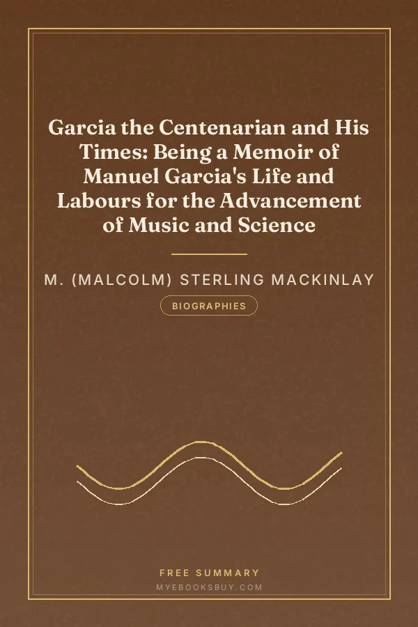 Cover of Garcia the Centenarian and His Times: Being a Memoir of Manuel Garcia's Life and Labours for the Advancement of Music and Science