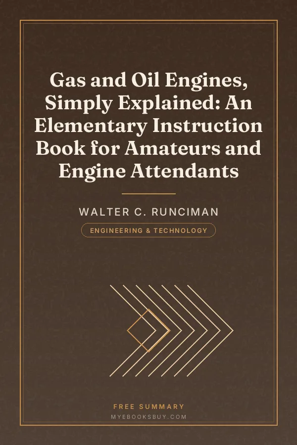 Cover of Gas and Oil Engines, Simply Explained: An Elementary Instruction Book for Amateurs and Engine Attendants