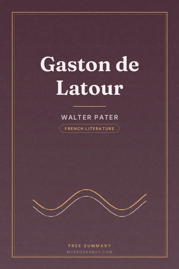 Cover of Gaston de Latour