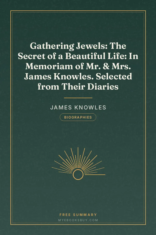 Cover of Gathering Jewels: The Secret of a Beautiful Life: In Memoriam of Mr. & Mrs. James Knowles. Selected from Their Diaries