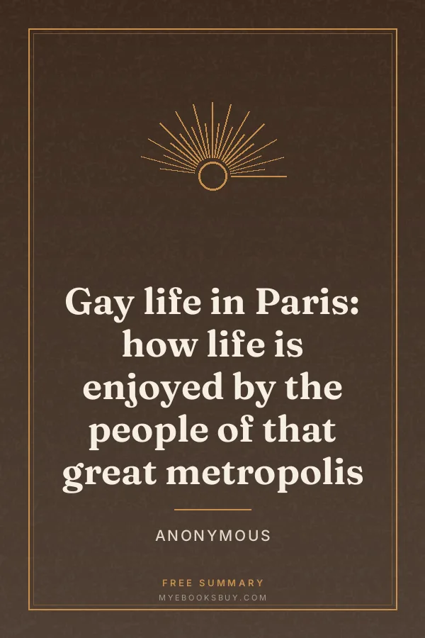 Cover of Gay life in Paris: how life is enjoyed by the people of that great metropolis