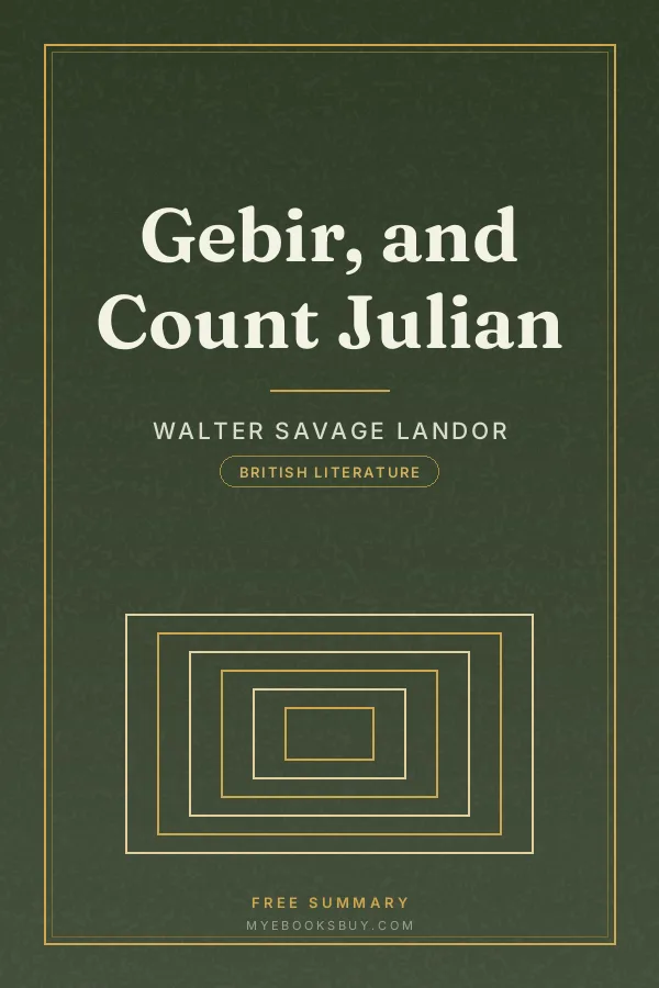 Cover of Gebir, and Count Julian