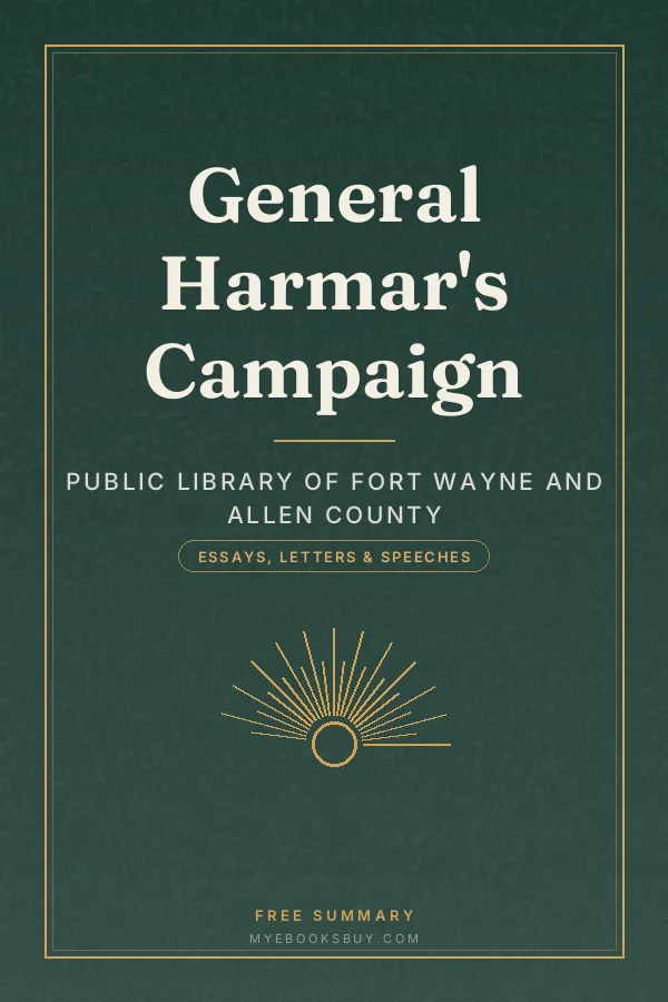 Cover of General Harmar's Campaign