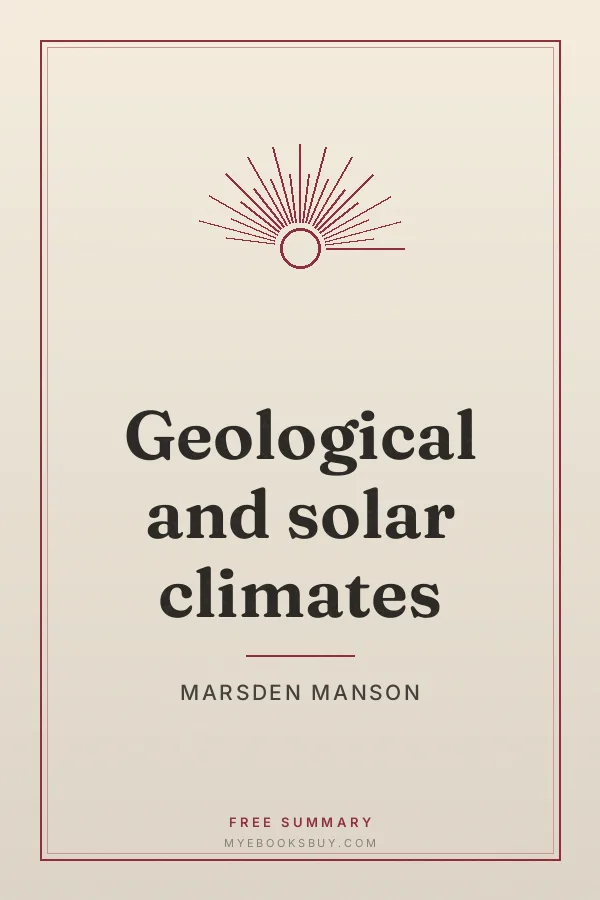 Cover of Geological and solar climates