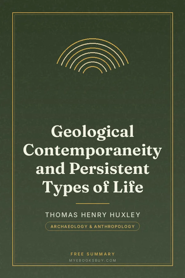 Cover of Geological Contemporaneity and Persistent Types of Life