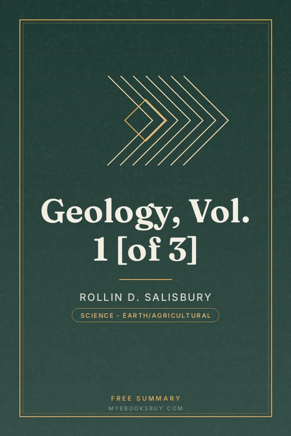 Cover of Geology, Vol. 1 [of 3]
