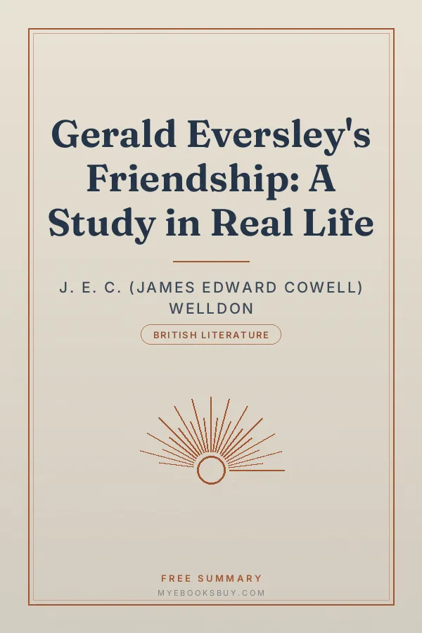 Cover of Gerald Eversley's Friendship: A Study in Real Life