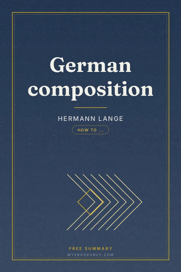 Cover of German composition