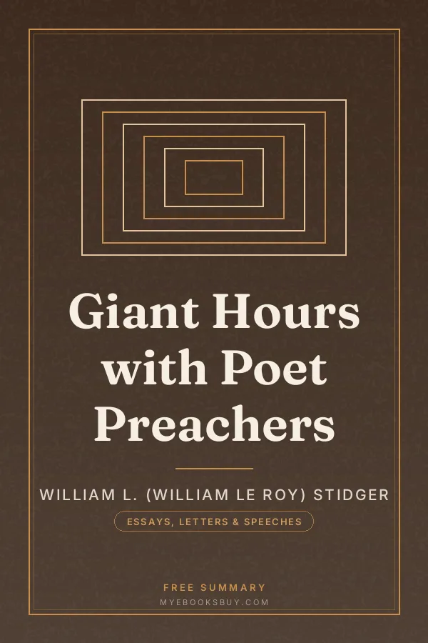 Cover of Giant Hours with Poet Preachers