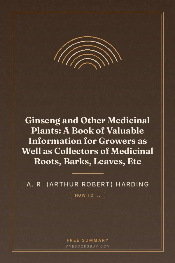 Cover of Ginseng and Other Medicinal Plants: A Book of Valuable Information for Growers as Well as Collectors of Medicinal Roots, Barks, Leaves, Etc