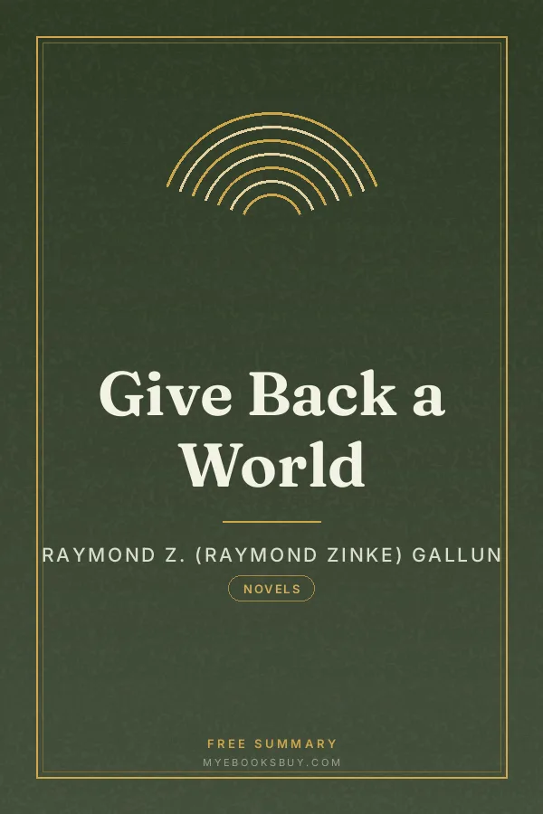 Cover of Give Back a World