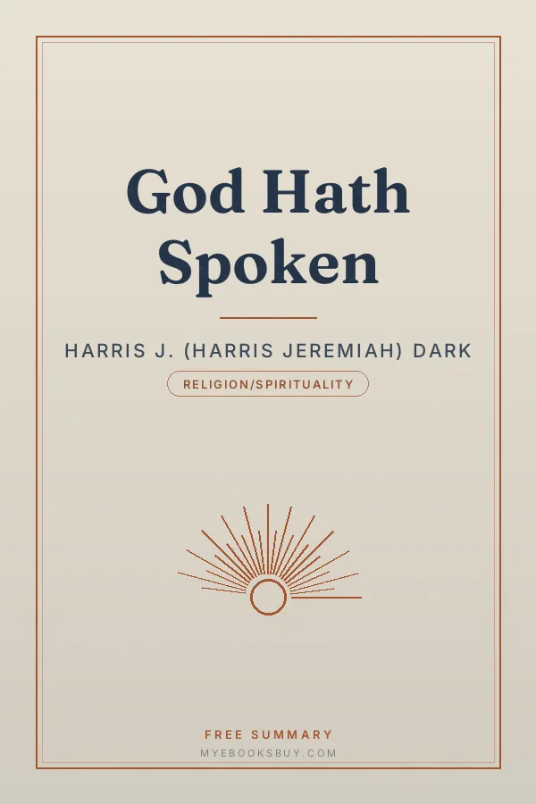 Cover of God Hath Spoken
