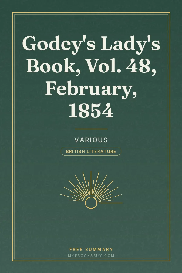 Cover of Godey's Lady's Book, Vol. 48, February, 1854