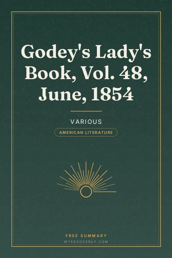 Cover of Godey's Lady's Book, Vol. 48, June, 1854