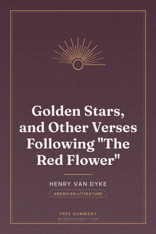 Cover of Golden Stars, and Other Verses Following "The Red Flower"
