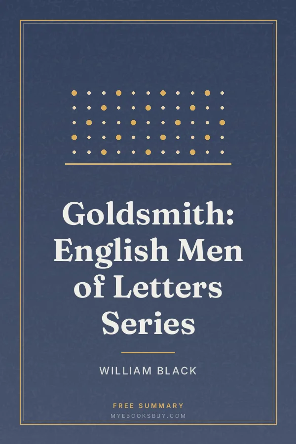 Cover of Goldsmith: English Men of Letters Series