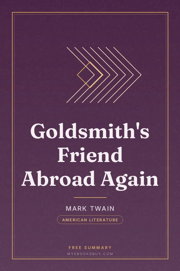 Cover of Goldsmith's Friend Abroad Again