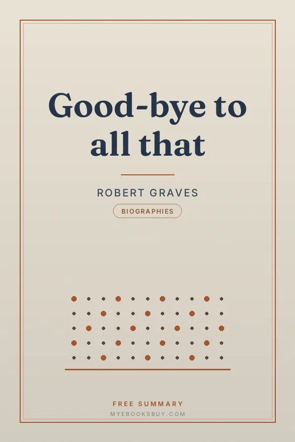 Cover of Good-bye to all that
