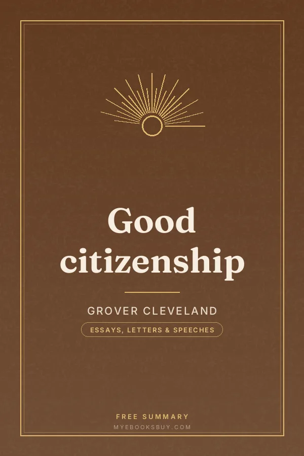 Cover of Good citizenship