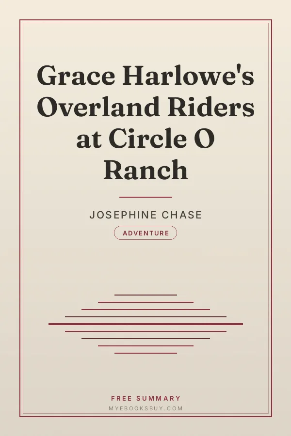 Cover of Grace Harlowe's Overland Riders at Circle O Ranch