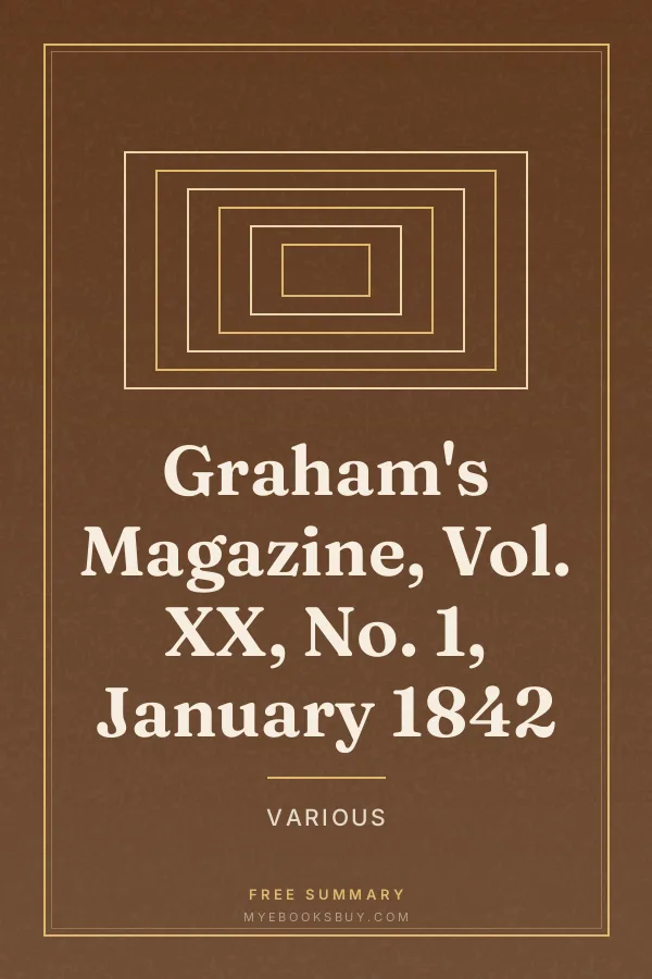 Cover of Graham's Magazine, Vol. XX, No. 1, January 1842