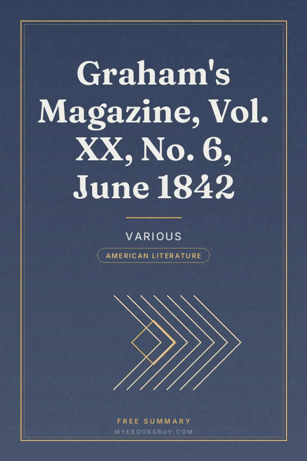 Cover of Graham's Magazine, Vol. XX, No. 6, June 1842