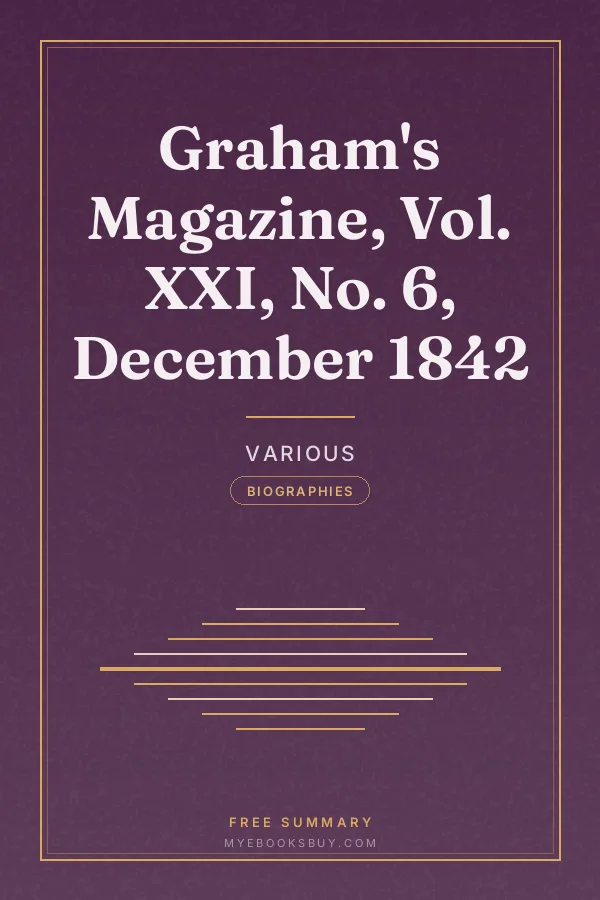 Cover of Graham's Magazine, Vol. XXI, No. 6, December 1842