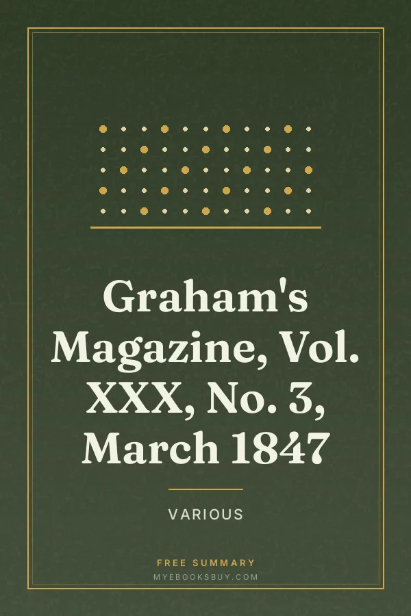 Cover of Graham's Magazine, Vol. XXX, No. 3, March 1847