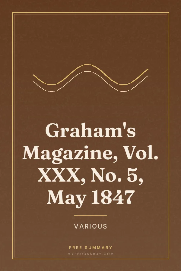 Cover of Graham's Magazine, Vol. XXX, No. 5, May 1847