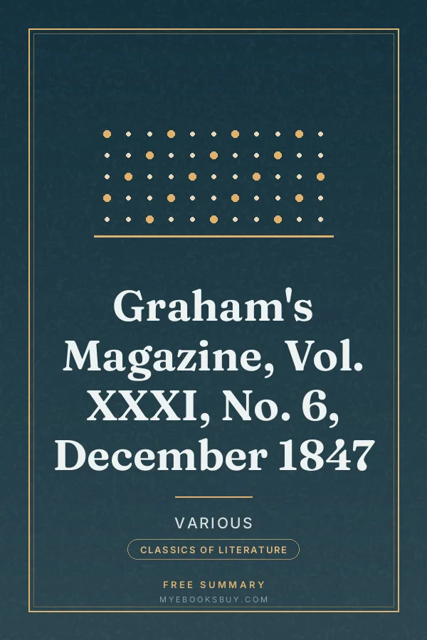 Cover of Graham's Magazine, Vol. XXXI, No. 6, December 1847