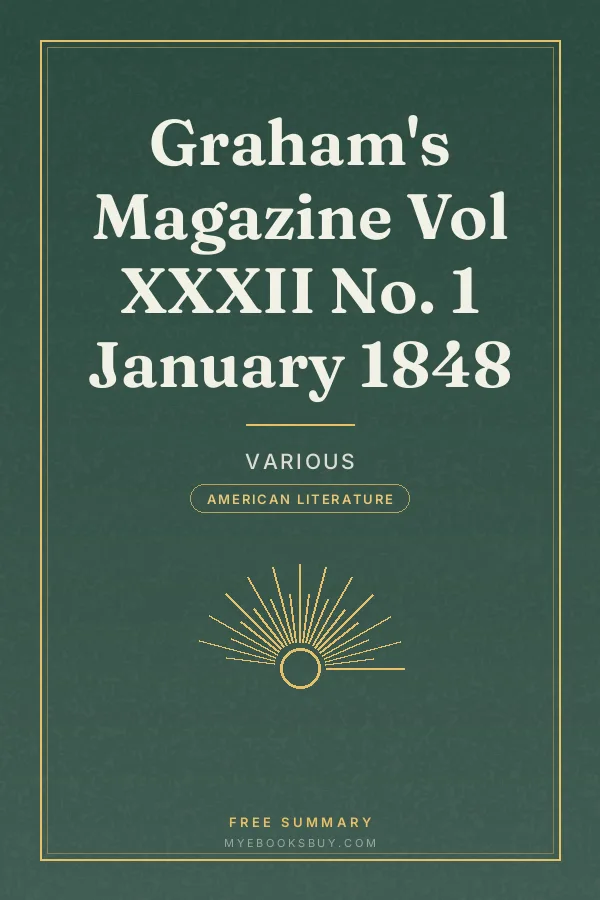 Cover of Graham's Magazine Vol XXXII No. 1 January 1848