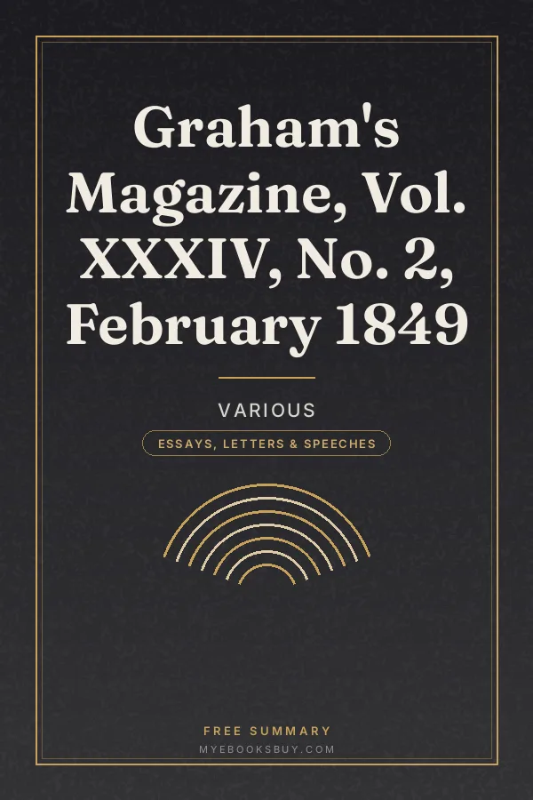 Cover of Graham's Magazine, Vol. XXXIV, No. 2, February 1849