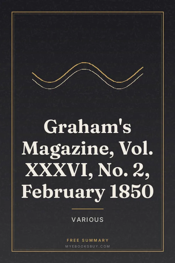 Cover of Graham's Magazine, Vol. XXXVI, No. 2, February 1850