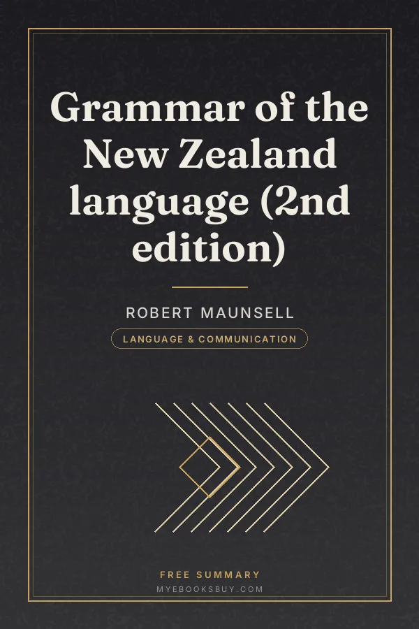 Cover of Grammar of the New Zealand language (2nd edition)