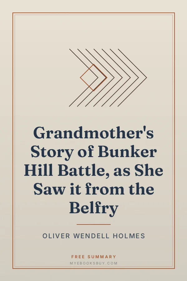 Cover of Grandmother's Story of Bunker Hill Battle, as She Saw it from the Belfry