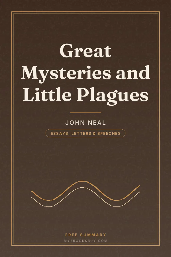Cover of Great Mysteries and Little Plagues