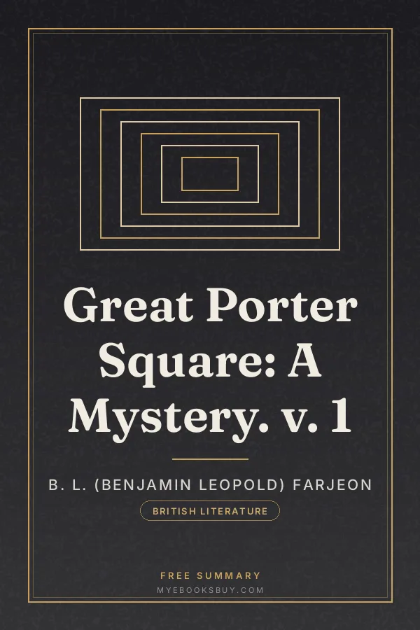 Cover of Great Porter Square: A Mystery. v. 1