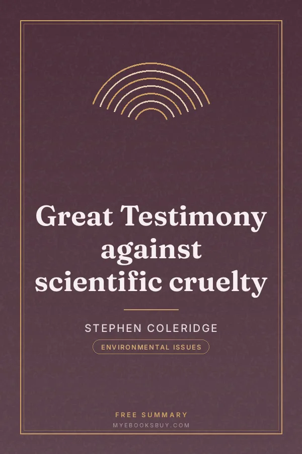 Cover of Great Testimony against scientific cruelty
