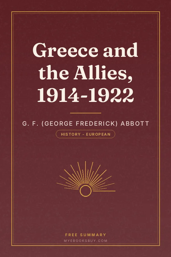 Cover of Greece and the Allies, 1914-1922