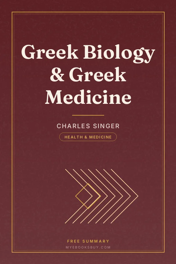 Cover of Greek Biology & Greek Medicine
