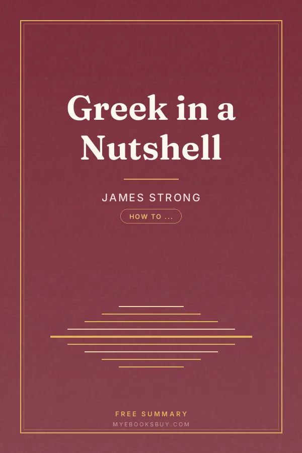 Cover of Greek in a Nutshell