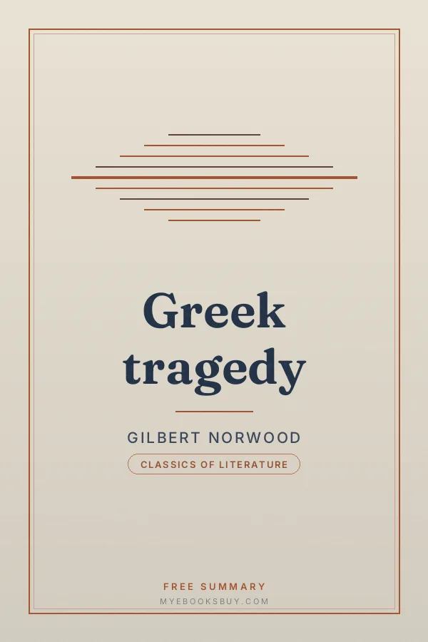 Cover of Greek tragedy