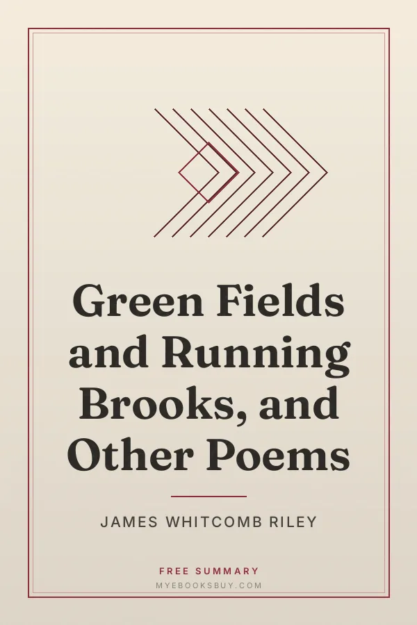 Cover of Green Fields and Running Brooks, and Other Poems